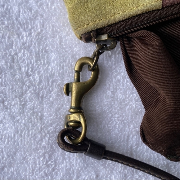 Coach suede patchwork wristlet - Picture 6 of 8